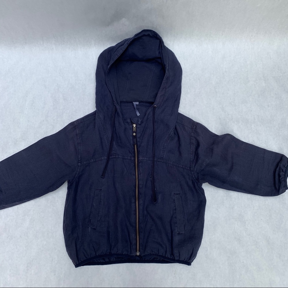 Michael Stars blue cotton 3/4 sleeve  jacket, XS